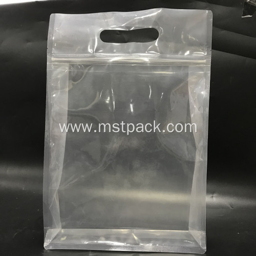 Transparent Box Pouch with Zipper